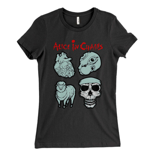 These are ALICE IN CHAINS symbols Fresh Women T Shirt that are cute tied to the side or paired with a cardigan or jacket for a more styled look. So comfy and classic, they are sure to make your vacation extra magical.