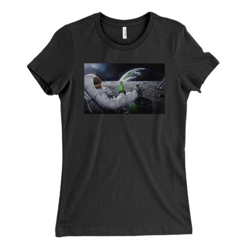 These are Astronauts on The Moon Fabric Cloth Rolled Fresh Women T Shirt that are cute tied to the side or paired with a cardigan or jacket for a more styled look. So comfy and classic, they are sure to make your vacation extra magical.