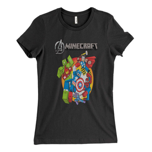 These are Avengers Minecraft Team AM Fresh Women T Shirt that are cute tied to the side or paired with a cardigan or jacket for a more styled look. So comfy and classic, they are sure to make your vacation extra magical.