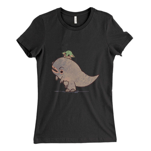 These are Baby Yoda Dinosaur Art Fresh Women T Shirt that are cute tied to the side or paired with a cardigan or jacket for a more styled look. So comfy and classic, they are sure to make your vacation extra magical.