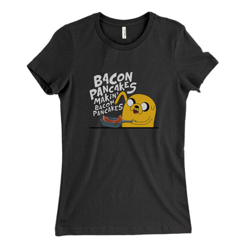 These are Bacon Pancakes Jake Adventure Time Fresh Women T Shirt that are cute tied to the side or paired with a cardigan or jacket for a more styled look. So comfy and classic, they are sure to make your vacation extra magical.