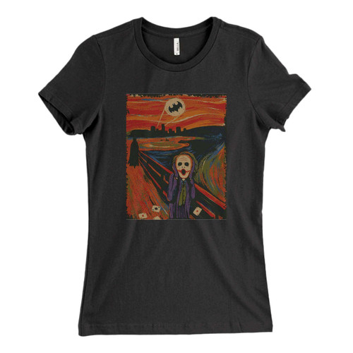 These are Batman Joker Scream Padrody Fresh Women T Shirt that are cute tied to the side or paired with a cardigan or jacket for a more styled look. So comfy and classic, they are sure to make your vacation extra magical.
