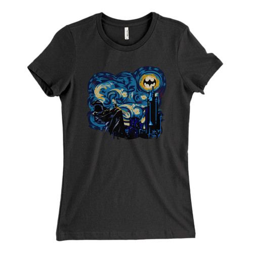These are Batman Starry Night Art Fresh Women T Shirt that are cute tied to the side or paired with a cardigan or jacket for a more styled look. So comfy and classic, they are sure to make your vacation extra magical.