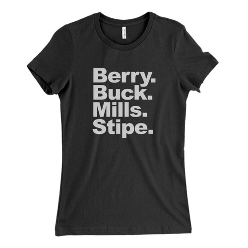 These are Berry Buck Mills Stipe Fresh Women T Shirt that are cute tied to the side or paired with a cardigan or jacket for a more styled look. So comfy and classic, they are sure to make your vacation extra magical.