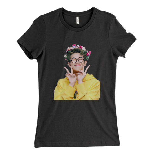 These are bts rapmonster cute rm namjoonie Fresh Women T Shirt that are cute tied to the side or paired with a cardigan or jacket for a more styled look. So comfy and classic, they are sure to make your vacation extra magical.