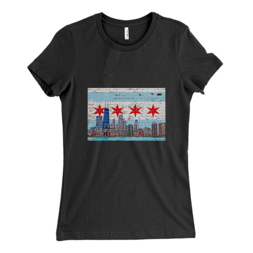 These are Chichago Flag City Skyline Fresh Women T Shirt that are cute tied to the side or paired with a cardigan or jacket for a more styled look. So comfy and classic, they are sure to make your vacation extra magical.