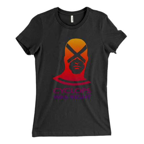 These are Cyclops Was Right Logo Fresh Women T Shirt that are cute tied to the side or paired with a cardigan or jacket for a more styled look. So comfy and classic, they are sure to make your vacation extra magical.