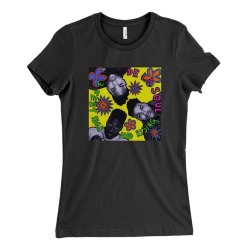 These are De La Soul 3 Feet High And Rising Fresh Women T Shirt that are cute tied to the side or paired with a cardigan or jacket for a more styled look. So comfy and classic, they are sure to make your vacation extra magical.