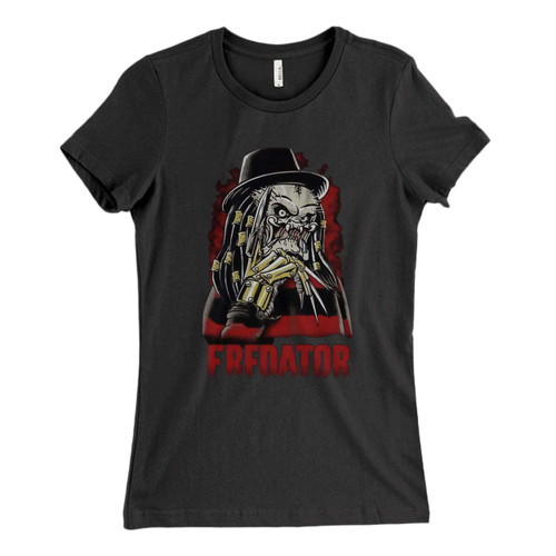 These are Fredator Fredy Kruegger Predator Fresh Women T Shirt that are cute tied to the side or paired with a cardigan or jacket for a more styled look. So comfy and classic, they are sure to make your vacation extra magical.