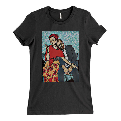 These are Frida Kahlo And Vincent Van Gogh Fresh Women T Shirt that are cute tied to the side or paired with a cardigan or jacket for a more styled look. So comfy and classic, they are sure to make your vacation extra magical.