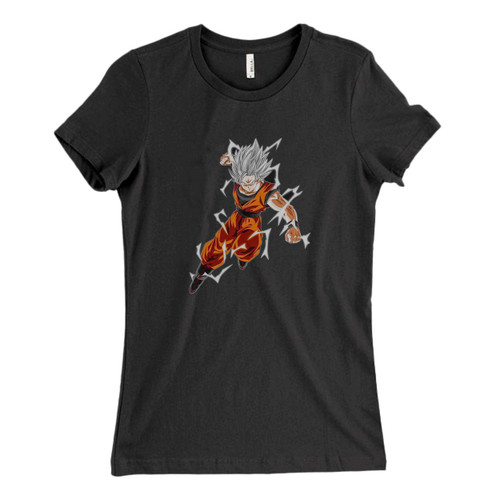 These are Goku Dragonball Super Fresh Women T Shirt that are cute tied to the side or paired with a cardigan or jacket for a more styled look. So comfy and classic, they are sure to make your vacation extra magical.
