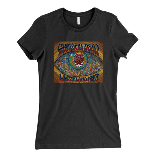 These are grateful dead winterland Fresh Women T Shirt that are cute tied to the side or paired with a cardigan or jacket for a more styled look. So comfy and classic, they are sure to make your vacation extra magical.