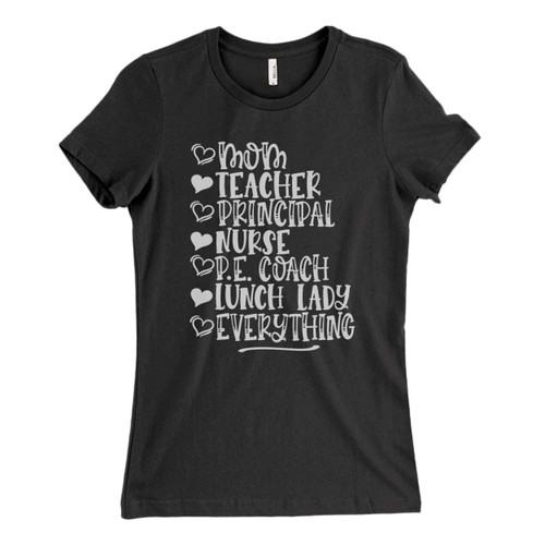 These are Homeschool Mom Fresh Women T Shirt that are cute tied to the side or paired with a cardigan or jacket for a more styled look. So comfy and classic, they are sure to make your vacation extra magical.