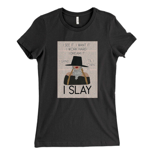 These are I Slay Beyonce Lyric Singer Fresh Women T Shirt that are cute tied to the side or paired with a cardigan or jacket for a more styled look. So comfy and classic, they are sure to make your vacation extra magical.