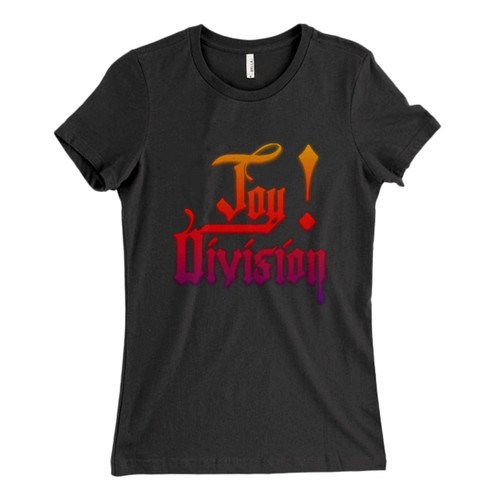 These are Joy Division Black Logo Fresh Women T Shirt that are cute tied to the side or paired with a cardigan or jacket for a more styled look. So comfy and classic, they are sure to make your vacation extra magical.