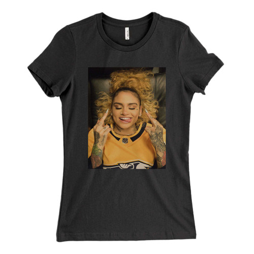 These are Kehlani Metal Fresh Women T Shirt that are cute tied to the side or paired with a cardigan or jacket for a more styled look. So comfy and classic, they are sure to make your vacation extra magical.