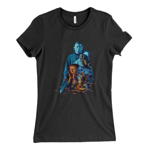 These are Michael Myers Halloween Fresh Women T Shirt that are cute tied to the side or paired with a cardigan or jacket for a more styled look. So comfy and classic, they are sure to make your vacation extra magical.