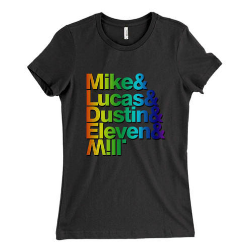 These are Mike Lucas Dustin Eleven Will Fresh Women T Shirt that are cute tied to the side or paired with a cardigan or jacket for a more styled look. So comfy and classic, they are sure to make your vacation extra magical.