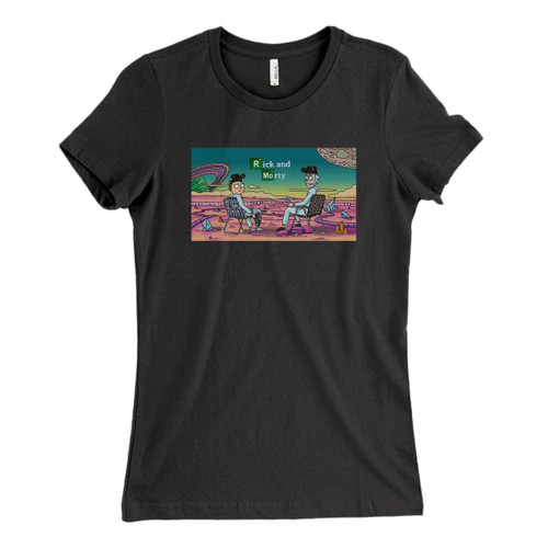 These are Rick an Morty Breaking Bad Parody Fresh Women T Shirt that are cute tied to the side or paired with a cardigan or jacket for a more styled look. So comfy and classic, they are sure to make your vacation extra magical.