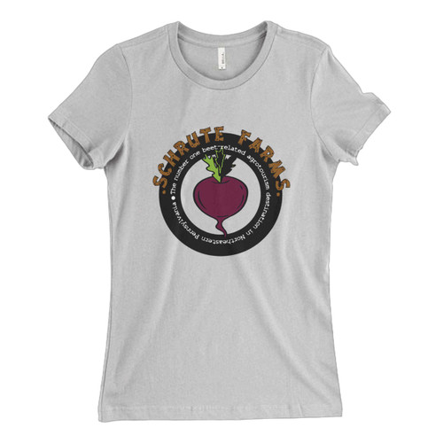 These are Schrute Farms Logo Vegetable Fresh Women T Shirt that are cute tied to the side or paired with a cardigan or jacket for a more styled look. So comfy and classic, they are sure to make your vacation extra magical.