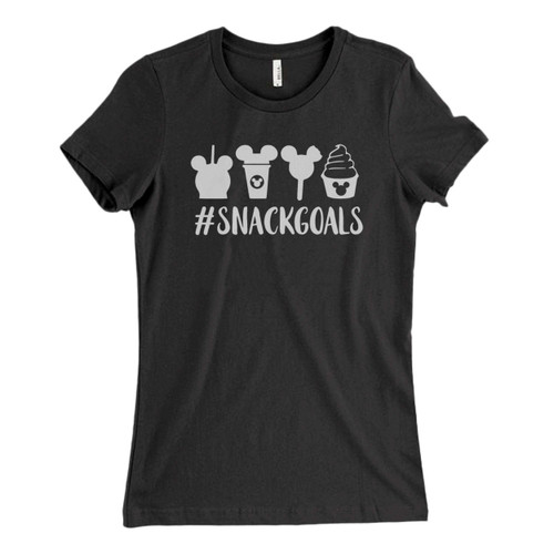 These are snack goals disney Fresh Women T Shirt that are cute tied to the side or paired with a cardigan or jacket for a more styled look. So comfy and classic, they are sure to make your vacation extra magical.