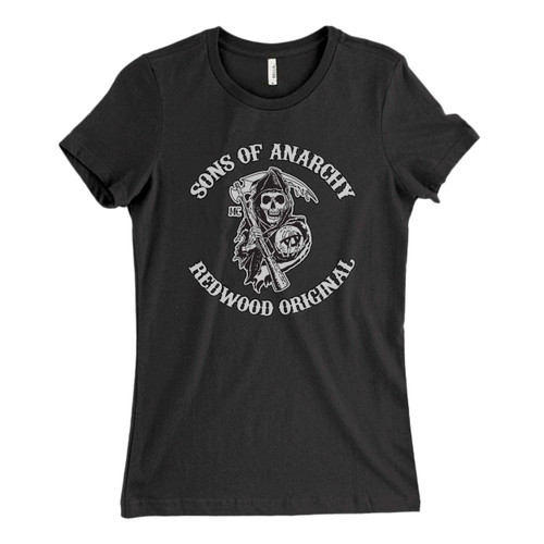 These are Sons Of Anarchy Redwood Original Fresh Women T Shirt that are cute tied to the side or paired with a cardigan or jacket for a more styled look. So comfy and classic, they are sure to make your vacation extra magical.
