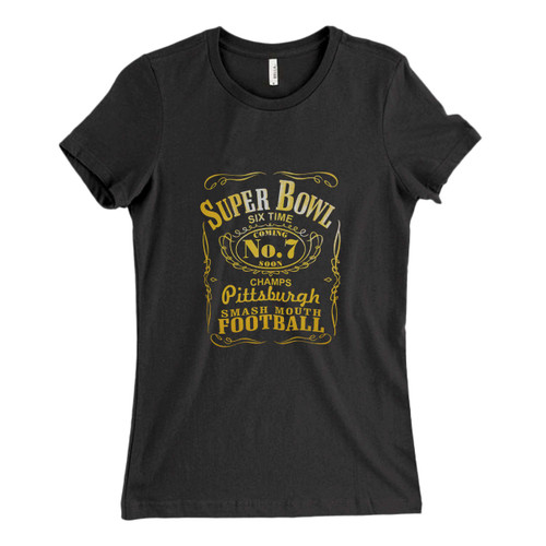 These are Steelers Jack Label Fresh Women T Shirt that are cute tied to the side or paired with a cardigan or jacket for a more styled look. So comfy and classic, they are sure to make your vacation extra magical.