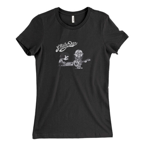 These are Steely Dan Pop Rock Band Music Legend Cartoon Fresh Women T Shirt that are cute tied to the side or paired with a cardigan or jacket for a more styled look. So comfy and classic, they are sure to make your vacation extra magical.