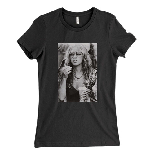These are Stevie Nicks Fleetwood Mac Fresh Women T Shirt that are cute tied to the side or paired with a cardigan or jacket for a more styled look. So comfy and classic, they are sure to make your vacation extra magical.