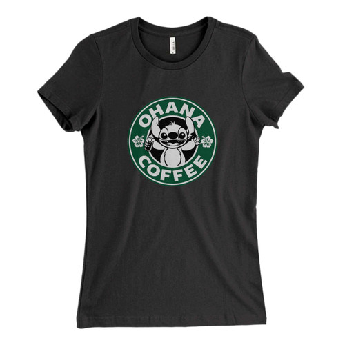 These are Stitch Ohana Cute Logo Fresh Women T Shirt that are cute tied to the side or paired with a cardigan or jacket for a more styled look. So comfy and classic, they are sure to make your vacation extra magical.