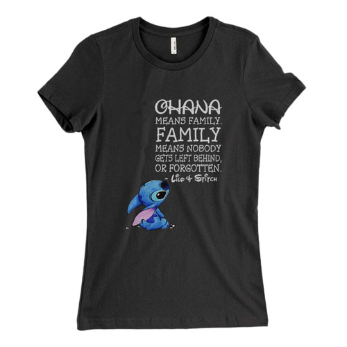 These are Stitch Ohana Family Quote Fresh Women T Shirt that are cute tied to the side or paired with a cardigan or jacket for a more styled look. So comfy and classic, they are sure to make your vacation extra magical.