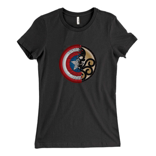 These are The Mix Shield Captain America Fresh Women T Shirt that are cute tied to the side or paired with a cardigan or jacket for a more styled look. So comfy and classic, they are sure to make your vacation extra magical.