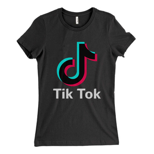 These are Tik Tok Logo Fresh Women T Shirt that are cute tied to the side or paired with a cardigan or jacket for a more styled look. So comfy and classic, they are sure to make your vacation extra magical.
