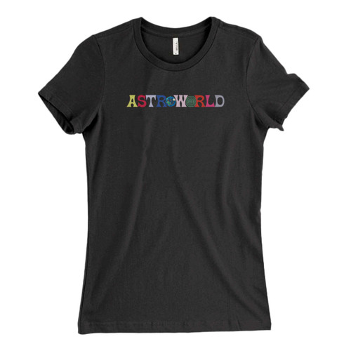 These are Travis Scott Astro World Logo Fresh Women T Shirt that are cute tied to the side or paired with a cardigan or jacket for a more styled look. So comfy and classic, they are sure to make your vacation extra magical.