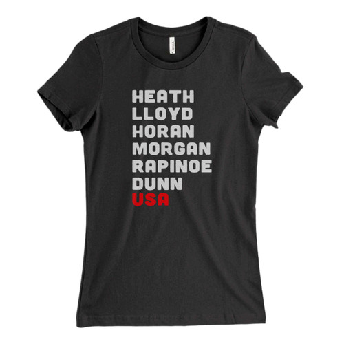 These are us womens soccer team Fresh Women T Shirt that are cute tied to the side or paired with a cardigan or jacket for a more styled look. So comfy and classic, they are sure to make your vacation extra magical.