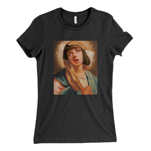 These are Virgin Mia Damn Pulp Fiction Mia Wallace Fresh Women T Shirt that are cute tied to the side or paired with a cardigan or jacket for a more styled look. So comfy and classic, they are sure to make your vacation extra magical.