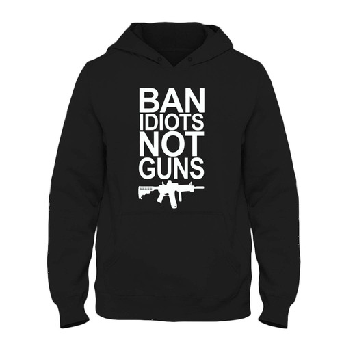 Was created with comfort in mind, this Ban Idiots Not Guns Fresh Hoodie lighter weight is perfect for any activity. Teams and groups love this hoodie for its affordable price and variety of colors.