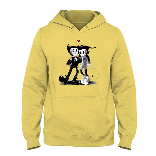 Was created with comfort in mind, this bendy and the ink machine love Fresh Hoodie lighter weight is perfect for any activity. Teams and groups love this hoodie for its affordable price and variety of colors.
