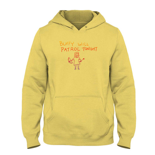 Was created with comfort in mind, this Buffy Will Patrol Tonite Fresh Best Hoodie lighter weight is perfect for any activity. Teams and groups love this hoodie for its affordable price and variety of colors.