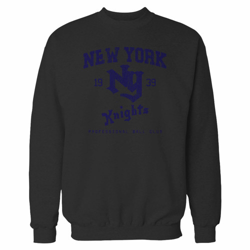 Your the natural new york ny knights baseball team crewneck sweatshirt just got an update. This super comfortable and lighter weight crewneck will become your favorite go-to sweatshirt. The cozy spandex cuffs and waistband make this pill-resistant sweatshirt a fan favorite.And your group will look and feel their best in this premium ringspun cotton crew.