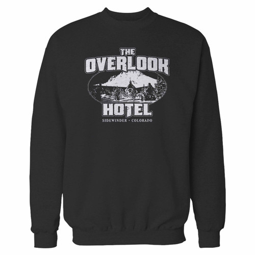 Your the overlook hotel crewneck sweatshirt just got an update. This super comfortable and lighter weight crewneck will become your favorite go-to sweatshirt. The cozy spandex cuffs and waistband make this pill-resistant sweatshirt a fan favorite.And your group will look and feel their best in this premium ringspun cotton crew.