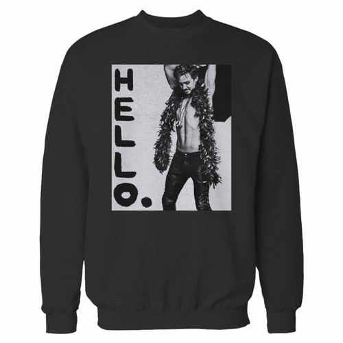 Your the umbrella academy klaus crewneck sweatshirt just got an update. This super comfortable and lighter weight crewneck will become your favorite go-to sweatshirt. The cozy spandex cuffs and waistband make this pill-resistant sweatshirt a fan favorite.And your group will look and feel their best in this premium ringspun cotton crew.