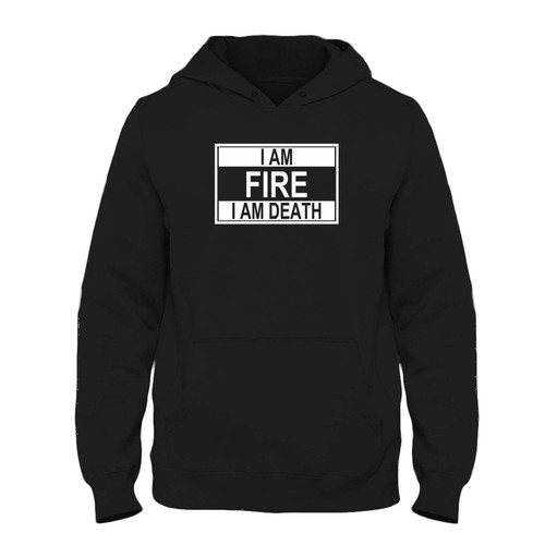 Was created with comfort in mind, this I Am Fire, I Am Death Fresh Best Hoodie lighter weight is perfect for any activity. Teams and groups love this hoodie for its affordable price and variety of colors.