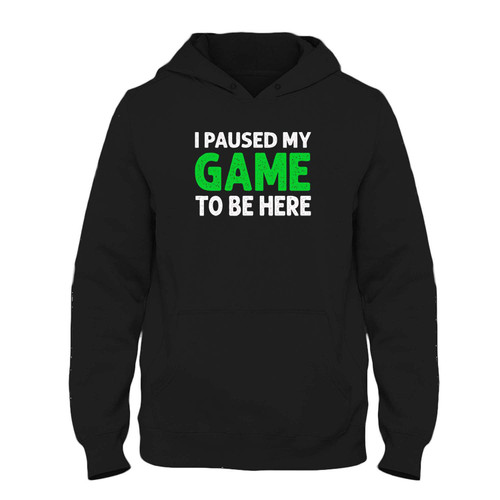 Was created with comfort in mind, this I Paused My Game To Be Here Funny Gaming Fresh Best Hoodie lighter weight is perfect for any activity. Teams and groups love this hoodie for its affordable price and variety of colors.