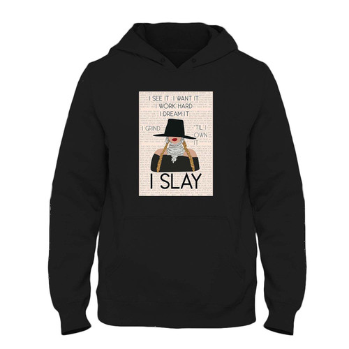 Was created with comfort in mind, this I Slay Beyonce Lyric Singer Fresh Best Hoodie lighter weight is perfect for any activity. Teams and groups love this hoodie for its affordable price and variety of colors.