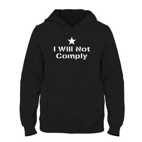 Was created with comfort in mind, this i will not comply Fresh Best Hoodie lighter weight is perfect for any activity. Teams and groups love this hoodie for its affordable price and variety of colors.