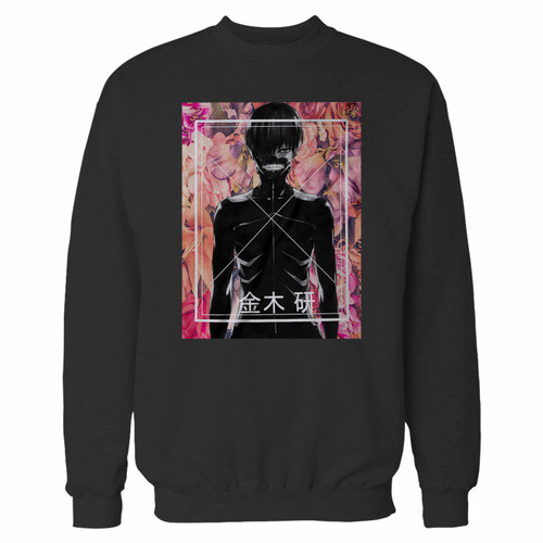 Your tokyo ghoul ken kaneki flowers crewneck sweatshirt just got an update. This super comfortable and lighter weight crewneck will become your favorite go-to sweatshirt. The cozy spandex cuffs and waistband make this pill-resistant sweatshirt a fan favorite.And your group will look and feel their best in this premium ringspun cotton crew.