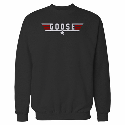 Your top gun goose crewneck sweatshirt just got an update. This super comfortable and lighter weight crewneck will become your favorite go-to sweatshirt. The cozy spandex cuffs and waistband make this pill-resistant sweatshirt a fan favorite.And your group will look and feel their best in this premium ringspun cotton crew.