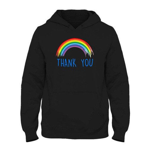 Was created with comfort in mind, this Rainbow Thank You Fresh Best Hoodie lighter weight is perfect for any activity. Teams and groups love this hoodie for its affordable price and variety of colors.
