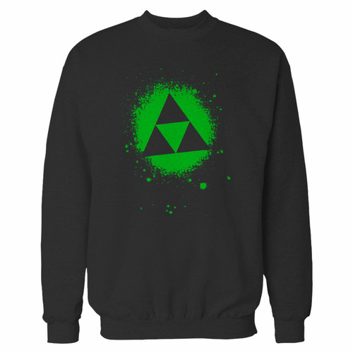Your triforce the legend of zelda crewneck sweatshirt just got an update. This super comfortable and lighter weight crewneck will become your favorite go-to sweatshirt. The cozy spandex cuffs and waistband make this pill-resistant sweatshirt a fan favorite.And your group will look and feel their best in this premium ringspun cotton crew.